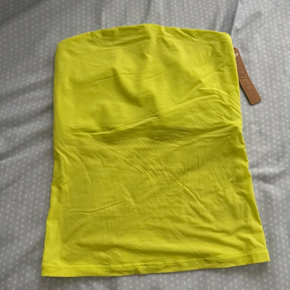 Skims Bright Yellow Tube Top